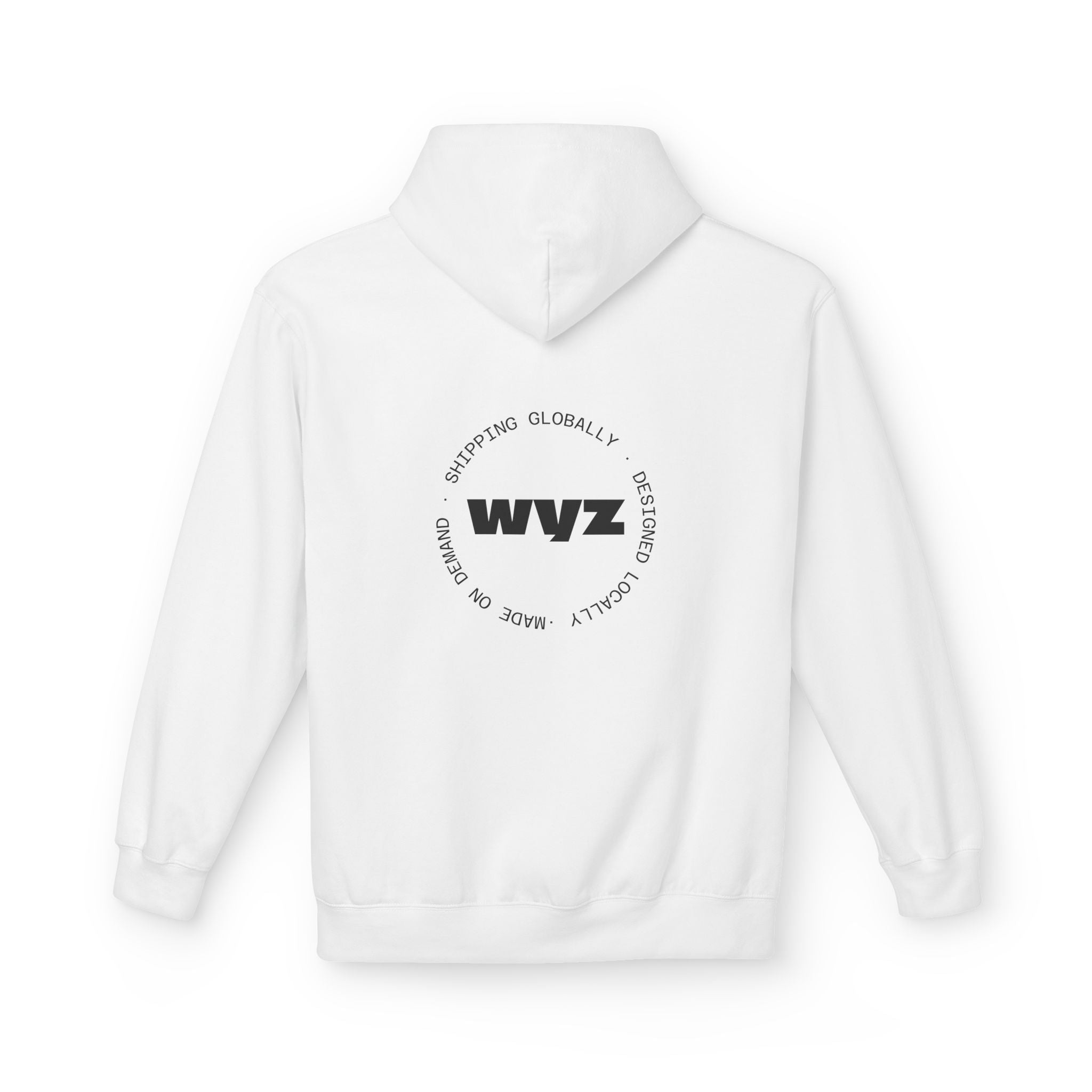 WY? Minimal Logo Hoodie — Modern Graphic Pullover
