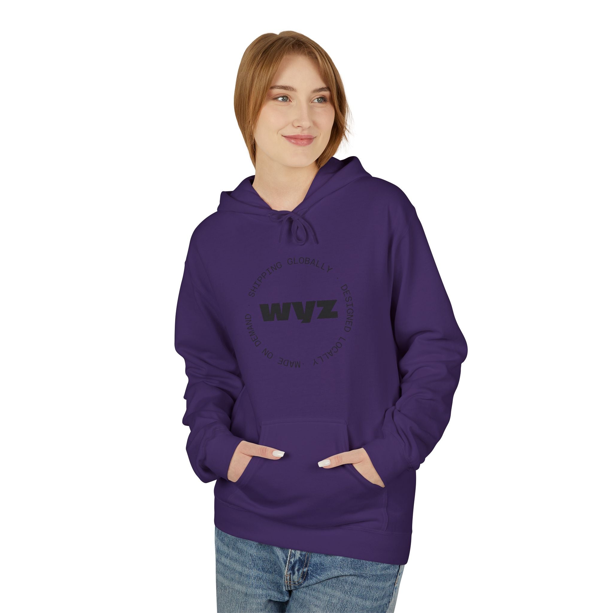 WY? Minimal Logo Hoodie — Modern Graphic Pullover