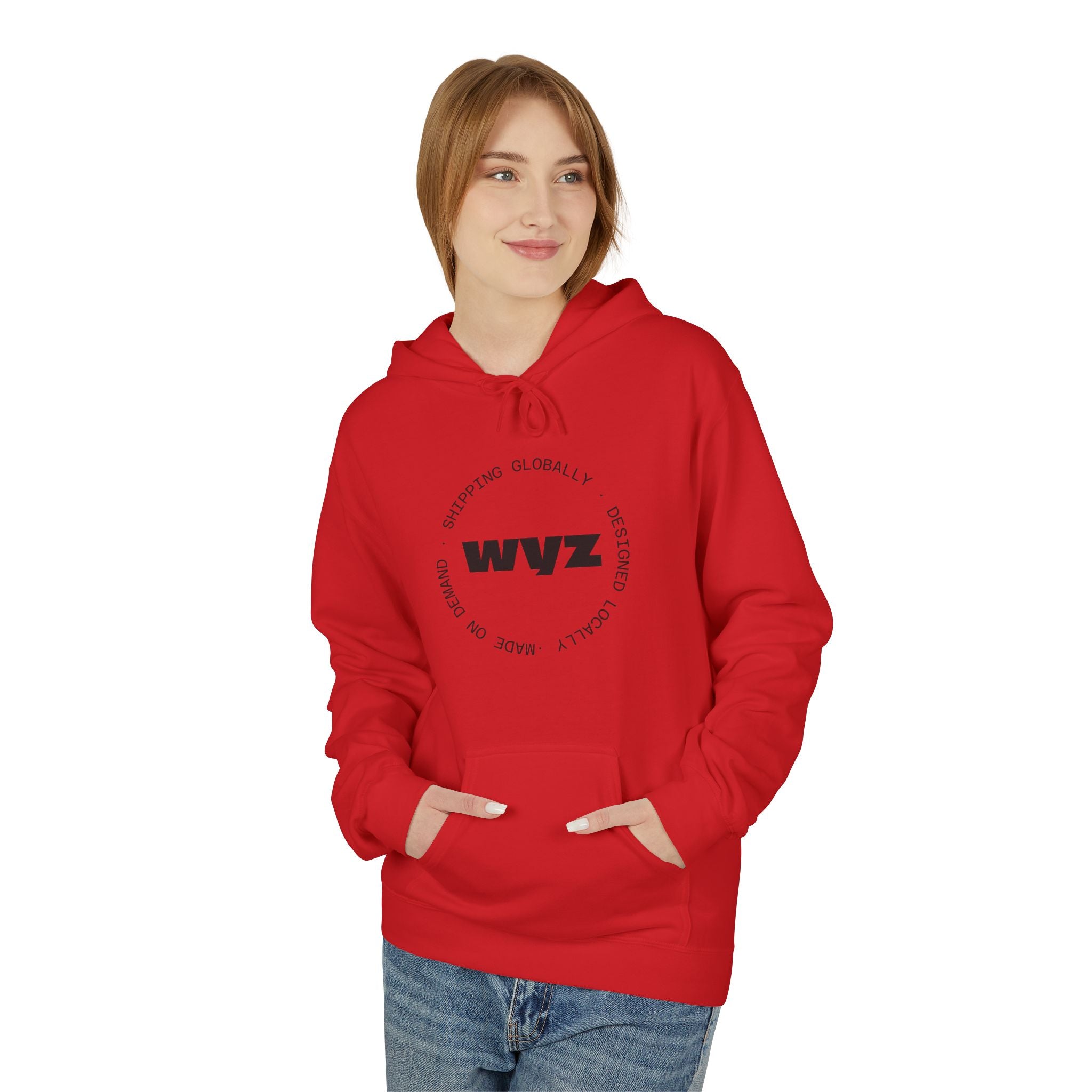 WY? Minimal Logo Hoodie — Modern Graphic Pullover