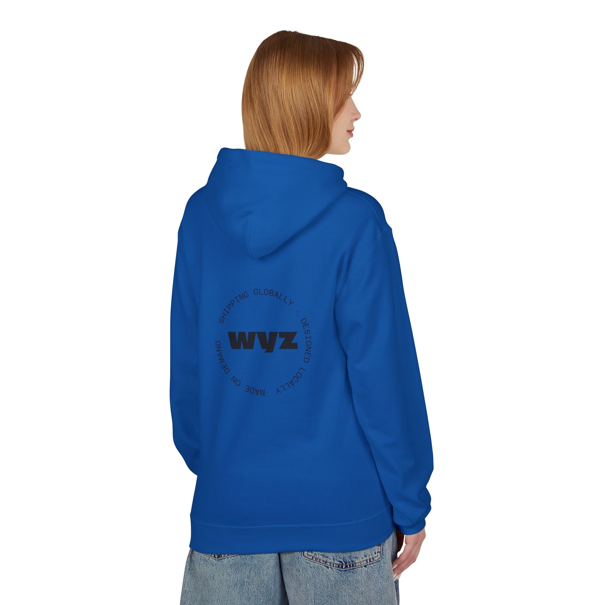 WY? Minimal Logo Hoodie — Modern Graphic Pullover