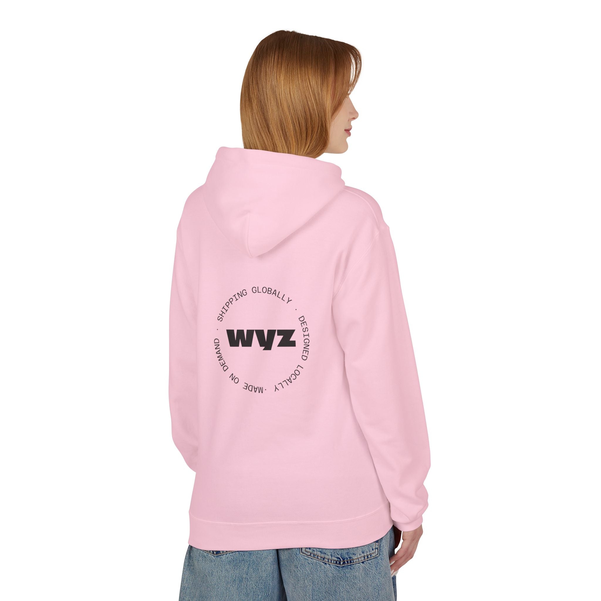 WY? Minimal Logo Hoodie — Modern Graphic Pullover