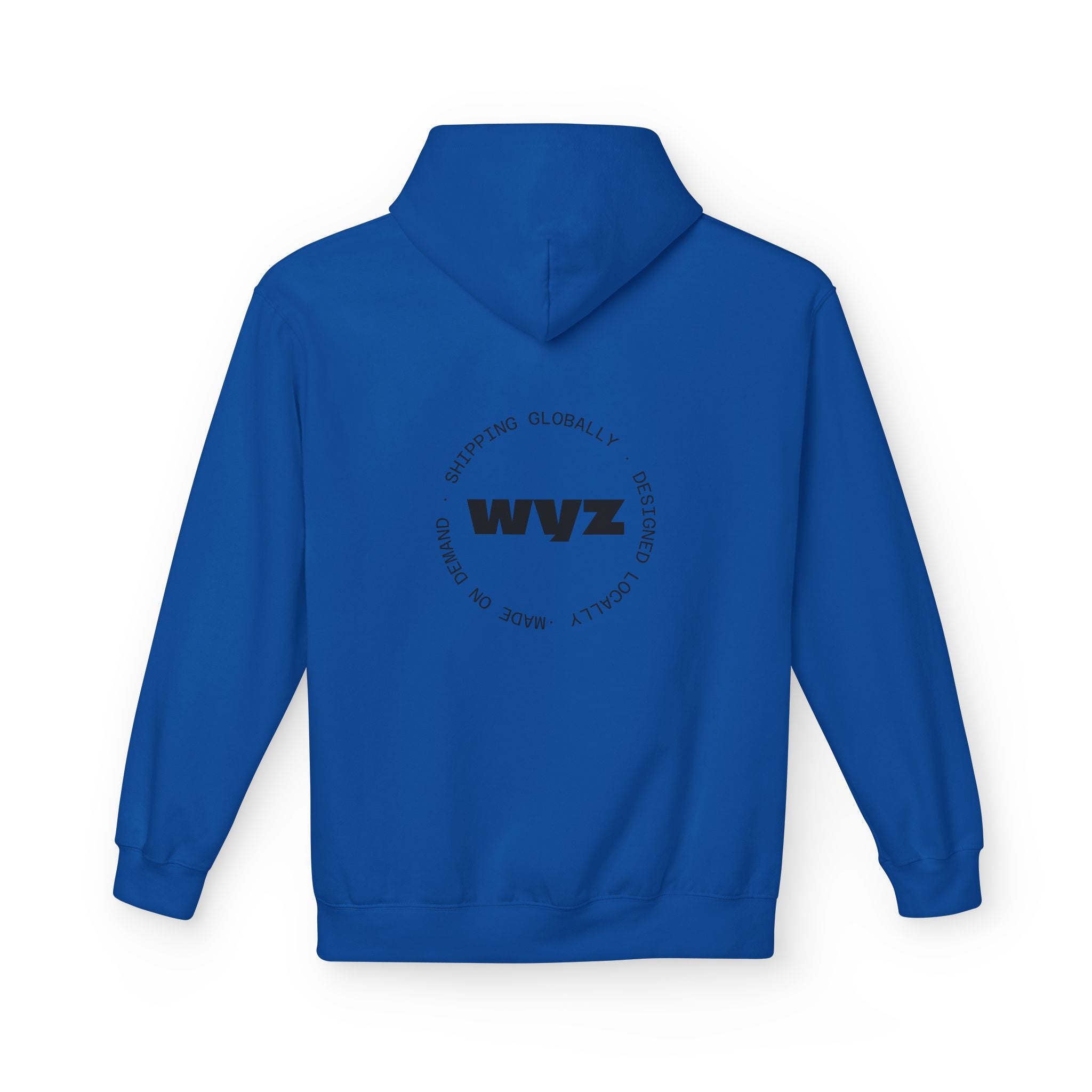 WY? Minimal Logo Hoodie — Modern Graphic Pullover