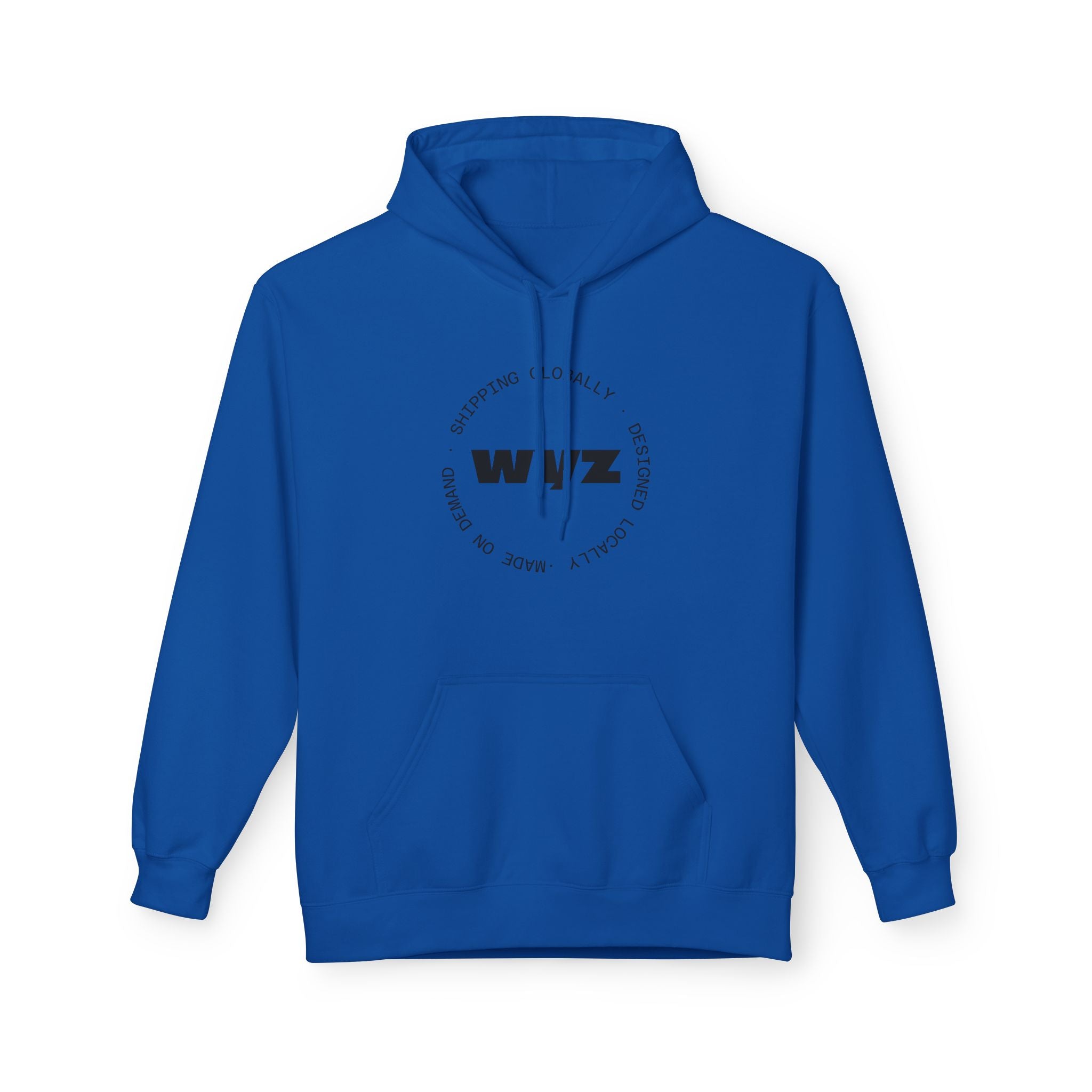 WY? Minimal Logo Hoodie — Modern Graphic Pullover