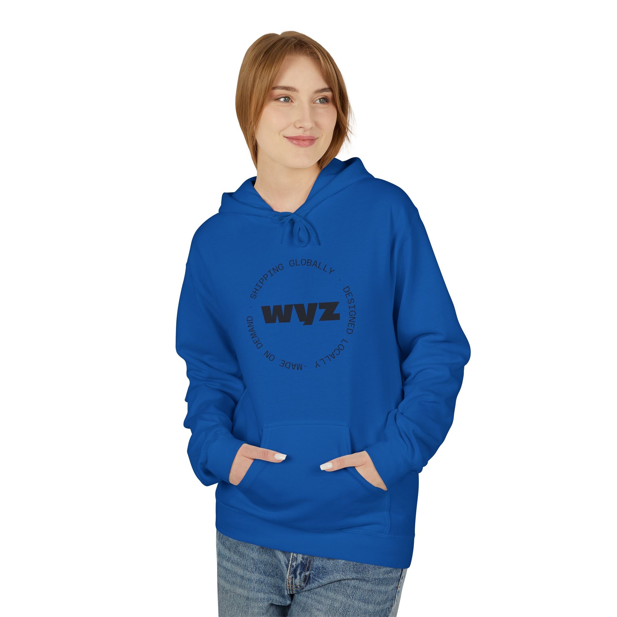 WY? Minimal Logo Hoodie — Modern Graphic Pullover