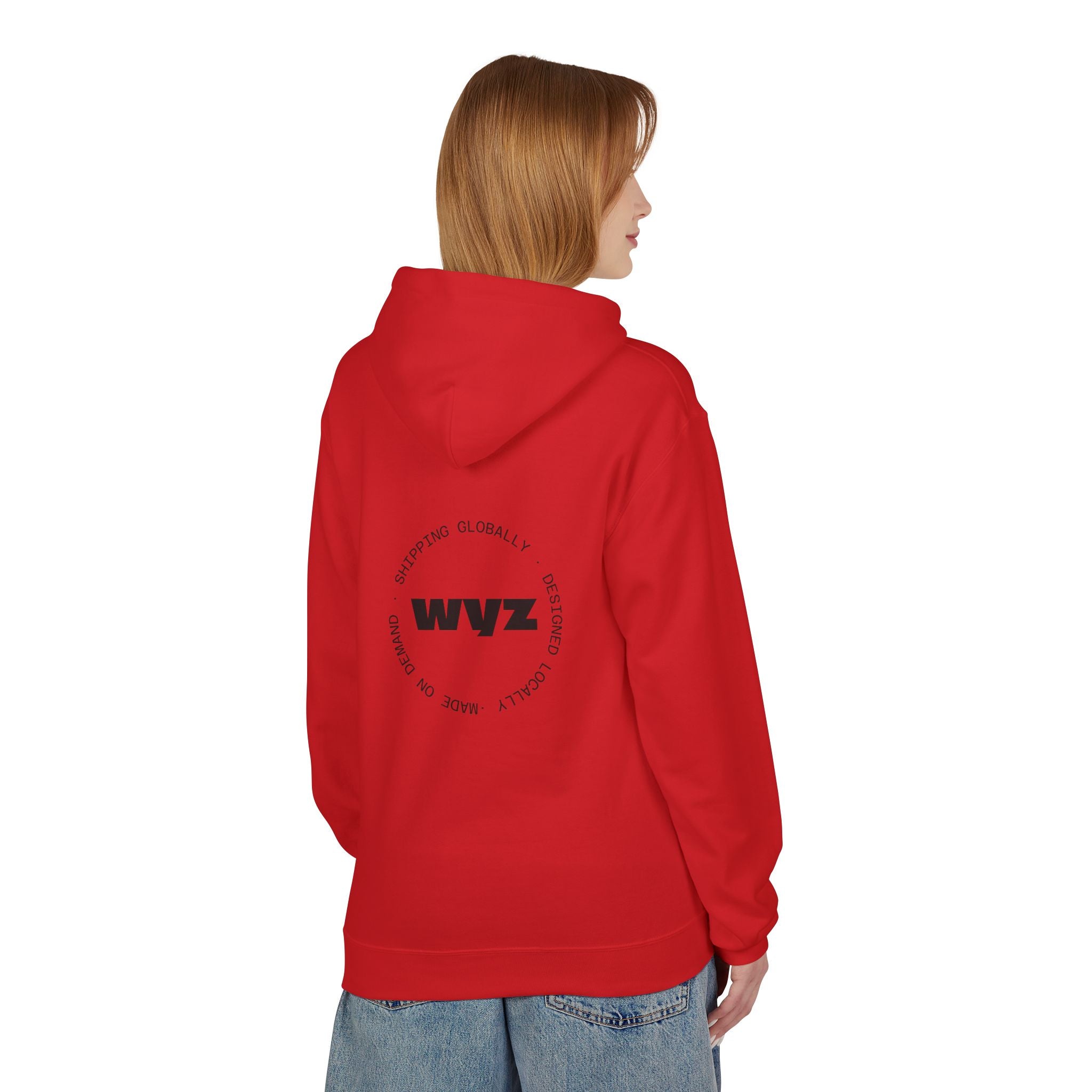 WY? Minimal Logo Hoodie — Modern Graphic Pullover